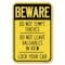 Signmission Safety Sign, 12 in Height, Aluminum, 18 in Length, 24328 A-1218-24328 - alternate 1